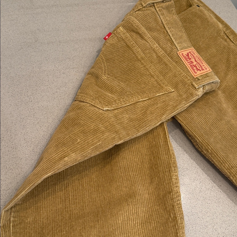 Levi brand Corduroy Pants in camel